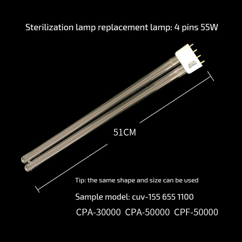 SUNSUN Fish Tank Fish Pond Germicidal Lamp Accessories UV UV Tube For CPA CPF CUV Series 18W 24W 36W 55W