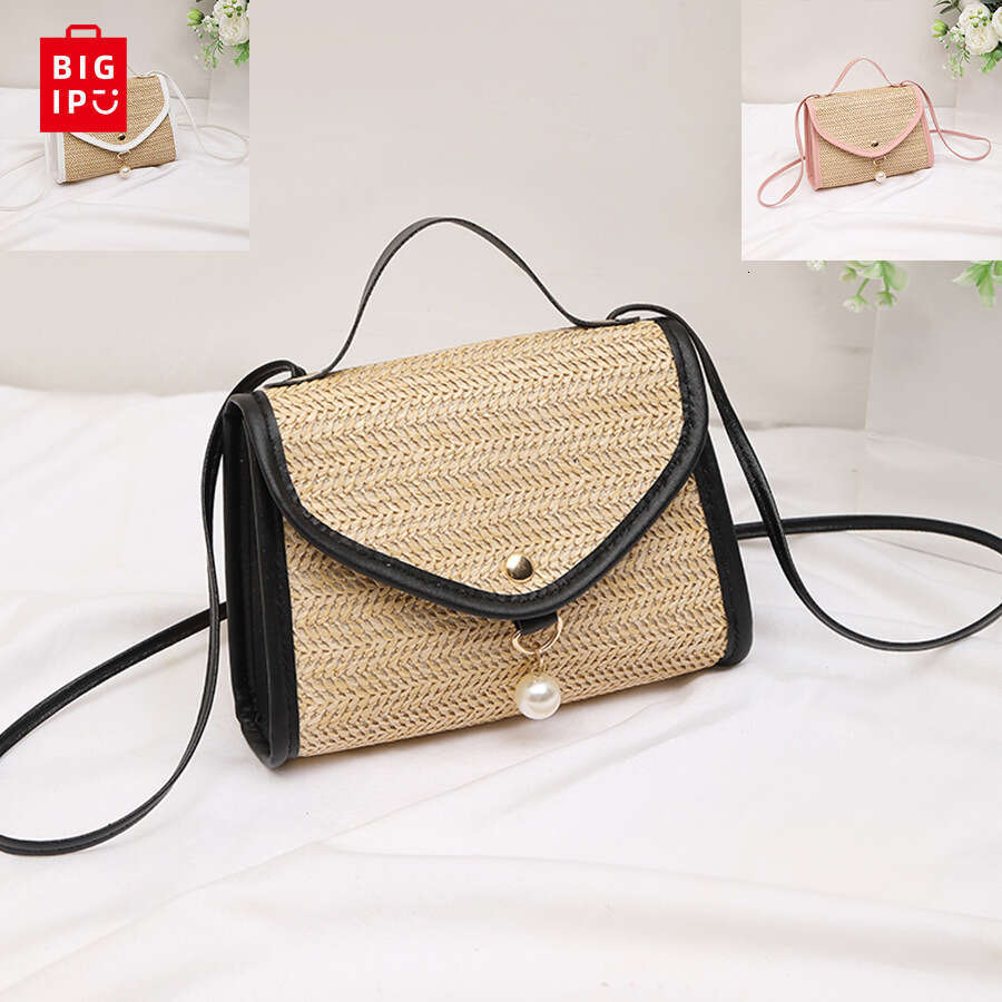Designer Bag Straw Simple Wholesale Bag Women's Fashion Shoulder Bag Compact Portable Commuter Versatile Niche Women's Messenger Bag