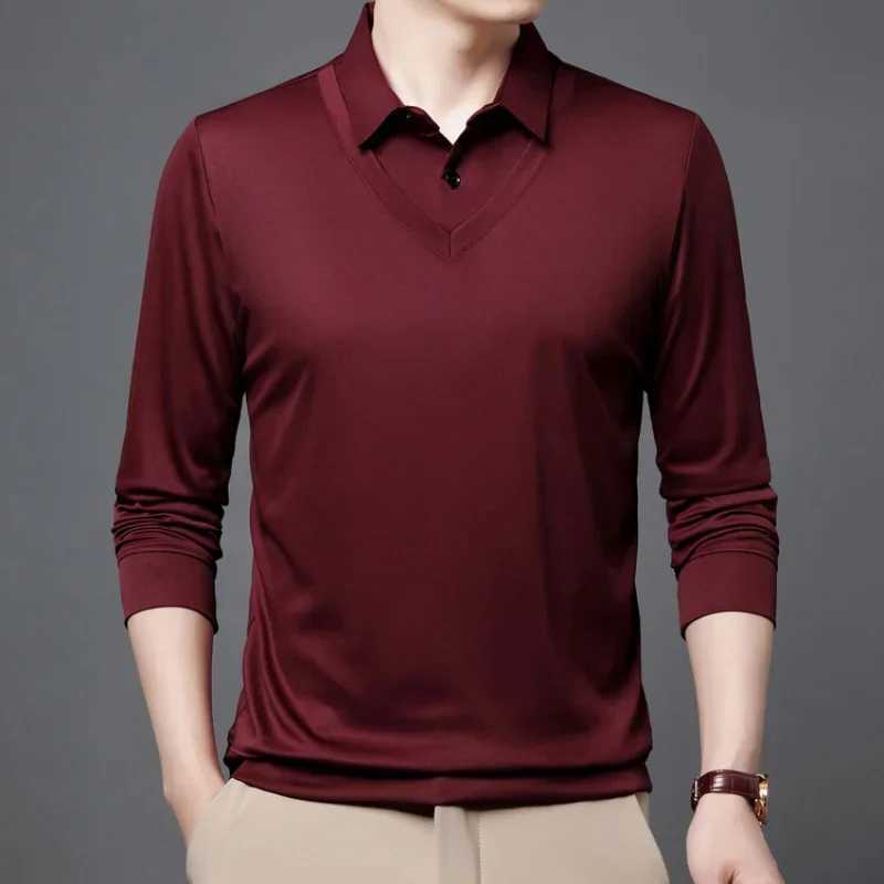 New mens spring/summer long Sved Fe two-piece set solid color fashion Fe two-piece set long Sved T-shirt W241106