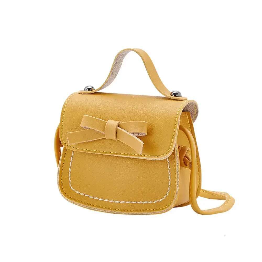 Designer Bag PU Leather Solid Princess Handbags Toddler Messenger Crossbody Bags Girls Princess Shoulder Bag Coin Purse