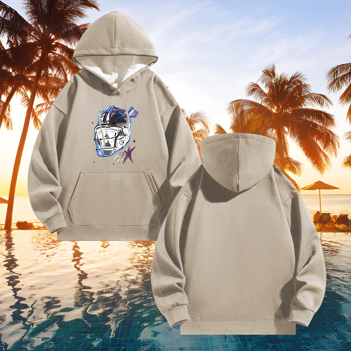 DIY Customized Unisex Sweatshirts Spring Autumn Loose Men Tops Hoodie Breathable Drawstring Hoodie Cartoon Printing S-3XL Top Pullover Hoodie Thick Pl