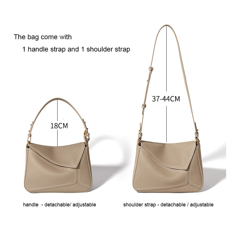 Women's Genuine Leather Geometric Tote 2024 Autumn Lady Underarm Shoulder Bag Female Popular Commuter Messenger Handbag Paisley Style