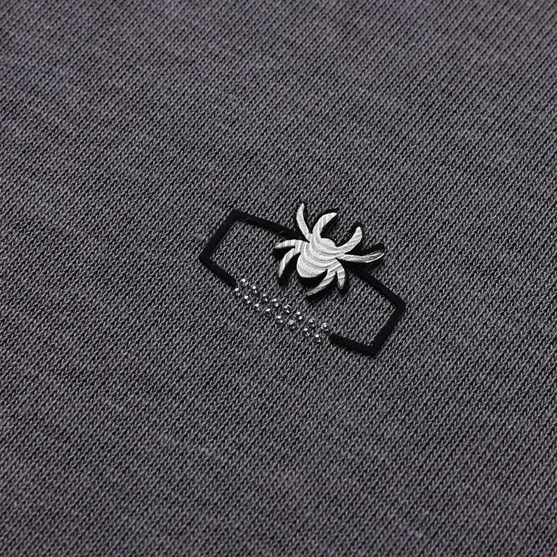 High end brand spider printed shirt long sved mens fashionable and comfortable casual spring and autumn new T-shirt W241106