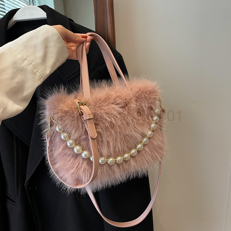 Fashion Classic Bag Designer 10a Top Nikiduncks Woman Handbagevening Bags High Pearl Handheld Shoulder for Womens New 2024 Winter Slant