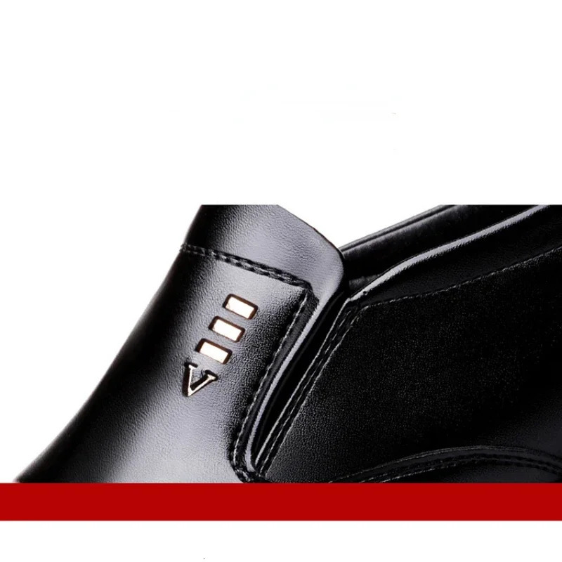 Mens Dress Shoes PU Leather Fashion Men Business Dress Loafers Pointy Black Shoes Oxford Breathable Pointed Formal Wedding Shoes 241106