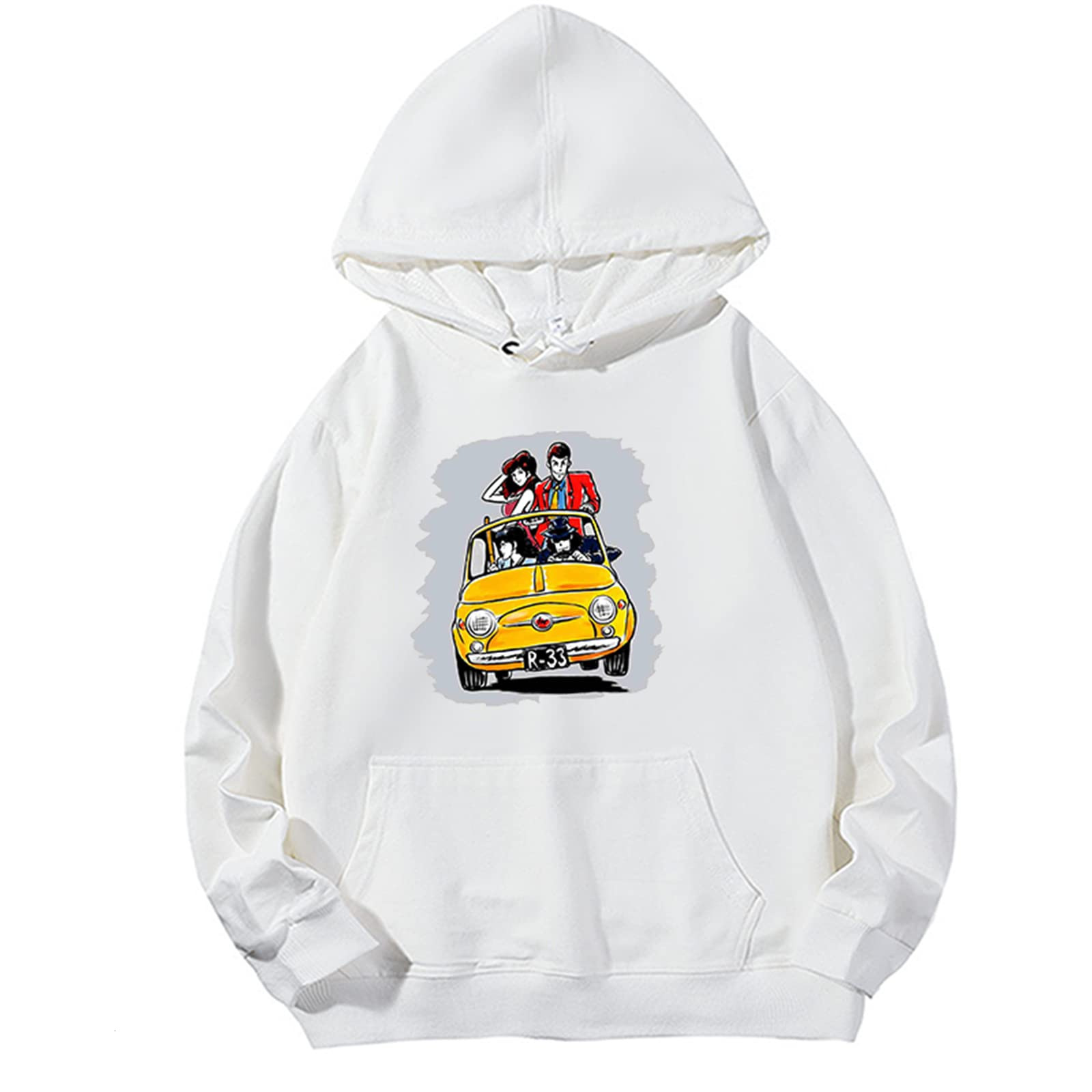 Designer's new European size men's and women's printed hooded sweatshirt for autumn and winter, fashionable hoodie