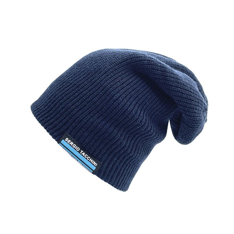 High quality design, autumn new men's women's knitted cloth pullover hat, cold resistant, warm and folded winter hat