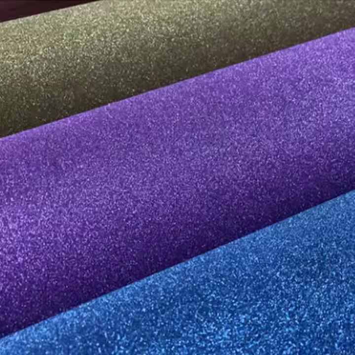 Custom Size Gold Color Gift Wrap Decorative Packaging Film Coated Metallized PP Glitter Film Roll