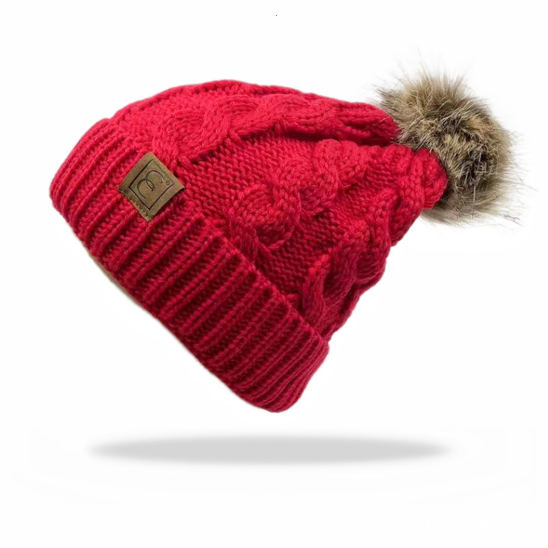 High quality design, men and women Autumn and Winter Fashion Cold proof Warm Knit Hemp Pattern Wool Versatile Hat