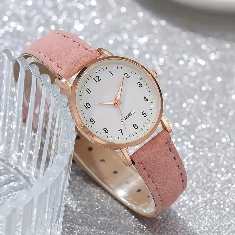 Keglect set of 6 new round dial quartz watches and bracelets for Wen a box less gift X241106