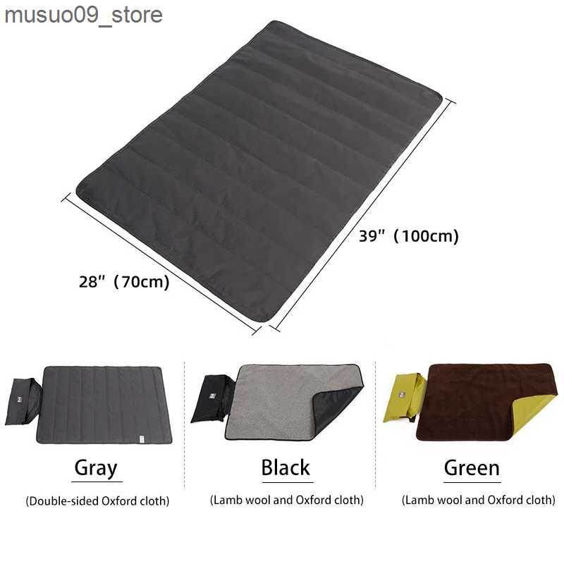 kennels pens Outdoor pet dog mat portable blanket cat mattress reversible waterproof sleep mat foldable camping travel mat L240910
