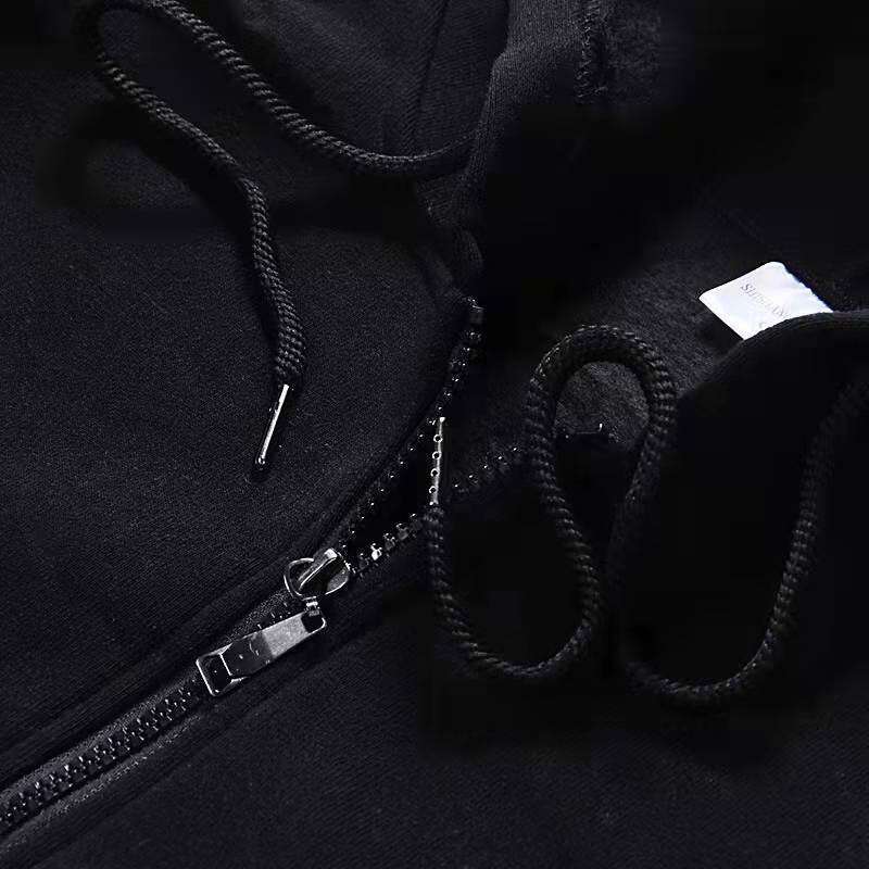 shanshi spider hoodie Dark High Street Zipper Trendy Brand Casual Cardigan Hoodie Fleece Jacket