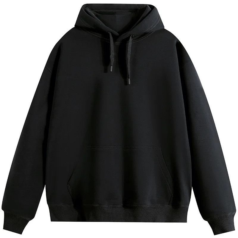 High quality 100% pure cotton custom mens hoodie DIY custom printing of your own pos hip-hop hoodie sportswear Pulleys 360gsm 241106