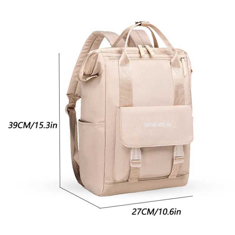 Women Backpack Nylon Waterproof Casual Shockproof 15 6 Inch Laptop Backpacks Mommy Bag Bookbags 241106