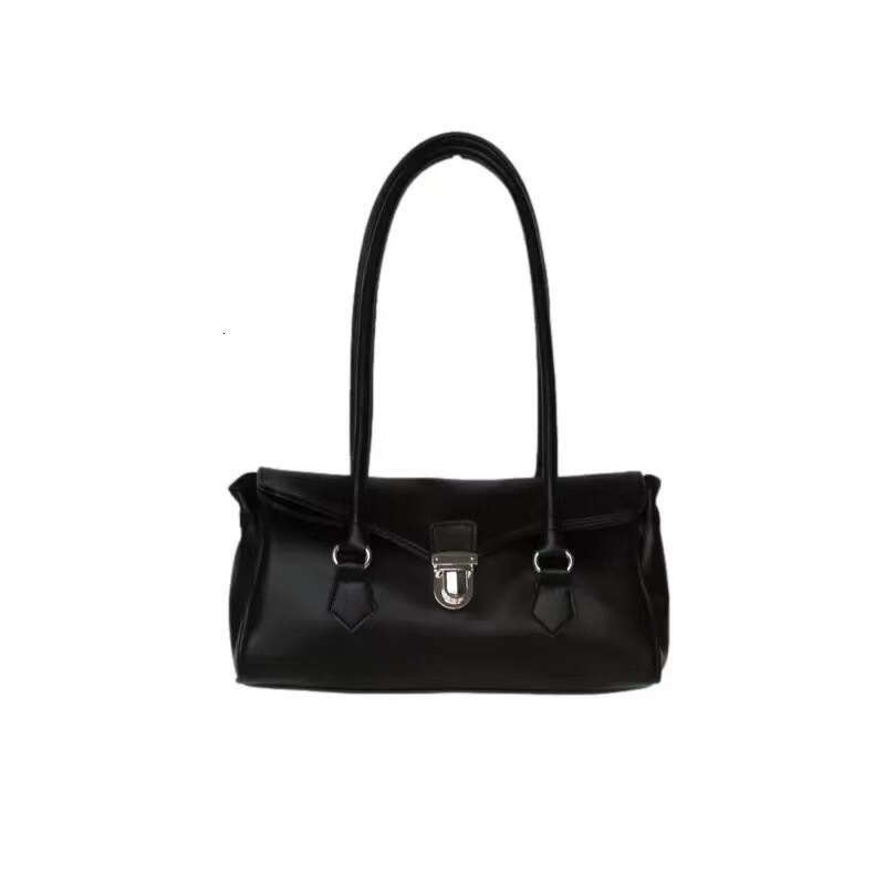 Designer Bag Korean Version Of Instagram Dark Spicy Girl Underarm Bag Women's New Advanced Fashion Personalized Lock Buckle Shoulder Bag