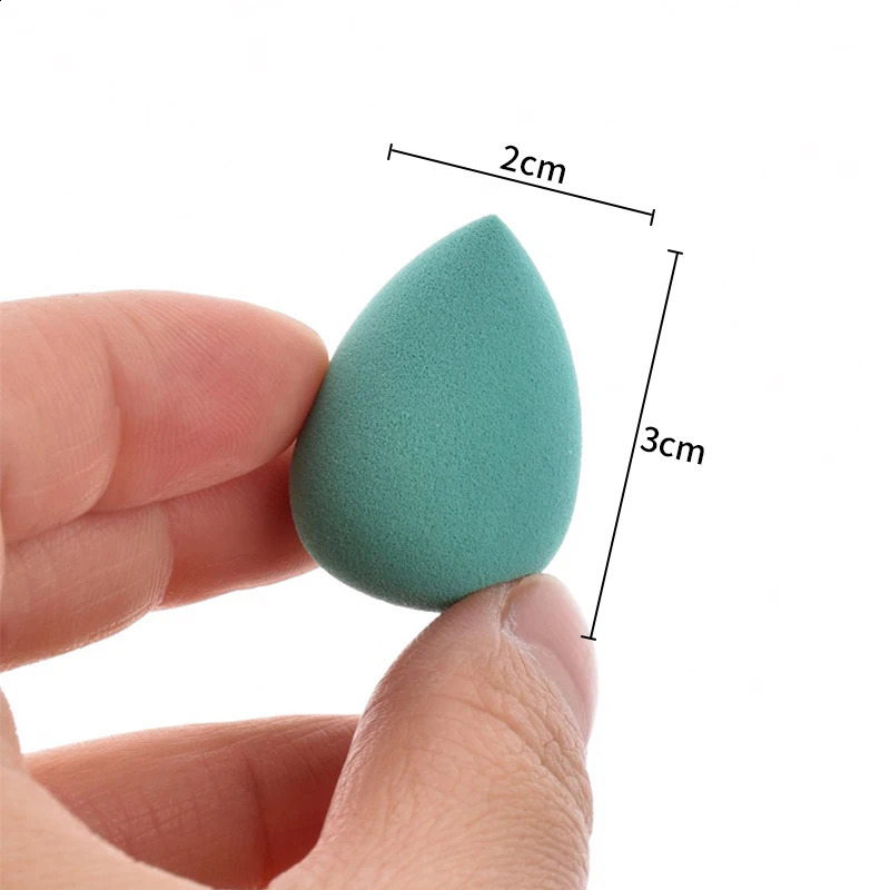 Wholesale 100 pieces of mini cosmetic sponge small cosmetic egg cosmetic powder puff basic cream concealer cosmetic mixer tools 241105