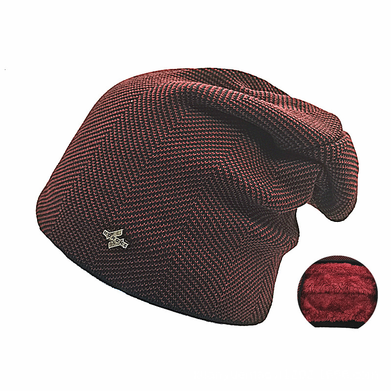 High quality design, men and women Knitted hat with thermal cold sleeve cap, neutral plush elastic cap