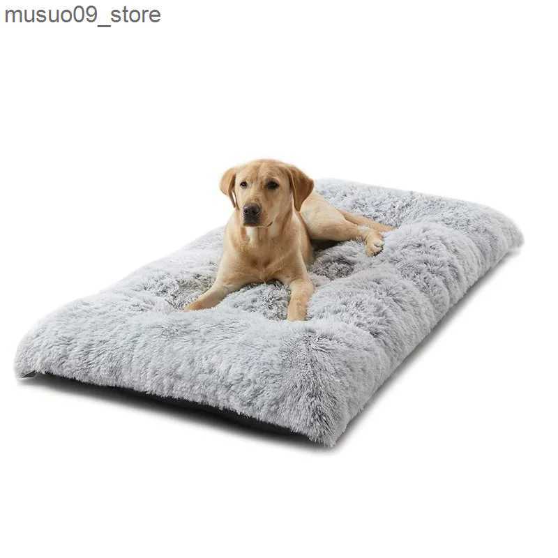 kennels pens Plush Pet Mat Dog House Autumn and Winter New Warm Cat Mat Plush Thick Pet Nest L240910