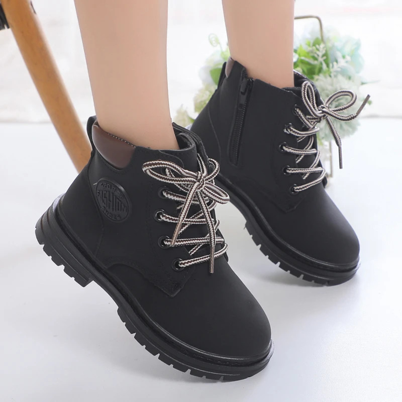 Kids Boots for Boys Girls Unisex Children Fashion Ankle Boots Auutmn Winter Rubber Boots Toddlers Big Child 21-36 241106