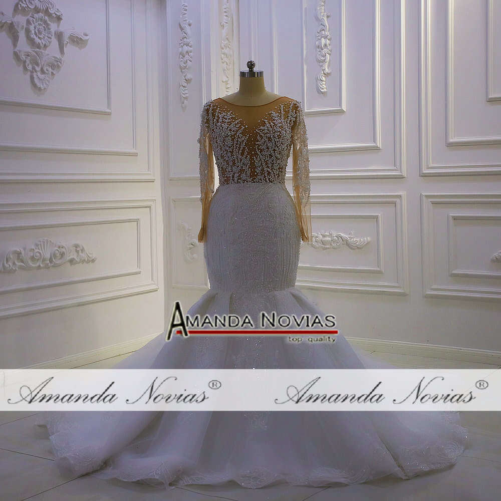V-neck New Collection Mermaid 2 in 1vestidos de novia