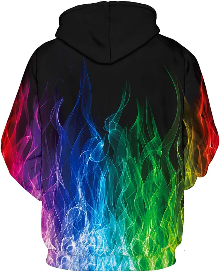 Hoodie for Mens Womens Mens Hoodie 3D Printed Pullover Hooded Sweatshirt Cool Outfits With Pockets Graphic
