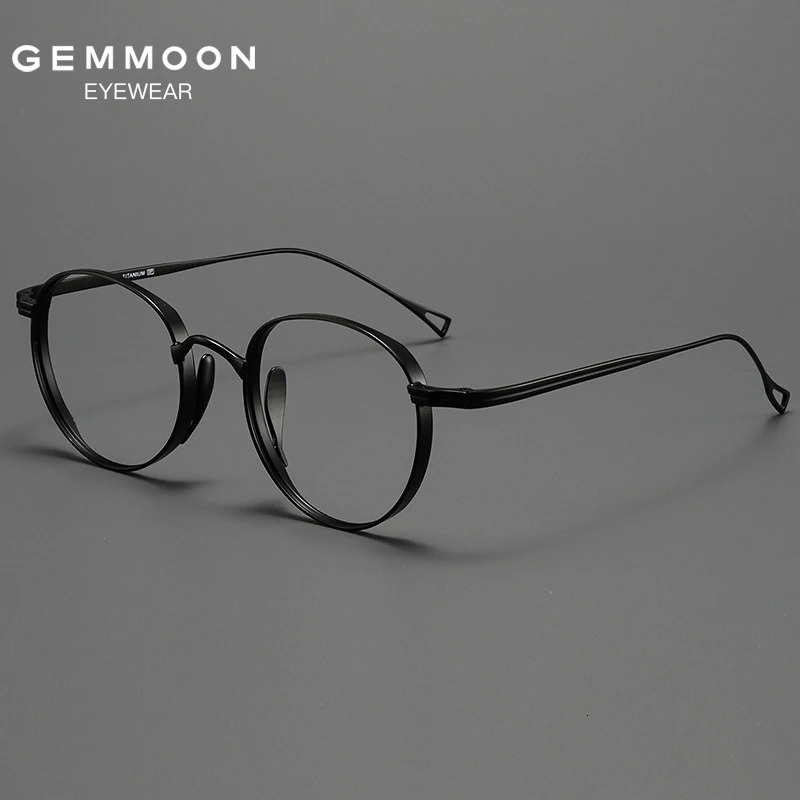 Japanese Handmade High-end Ultra-light Pure Frame Retro Fashion Glasses Can be Customized Myopia Anti-ultraviolet 241105
