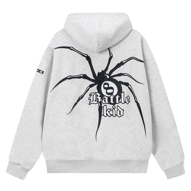 shanshi spider hoodie American Design Spider Print Autumn and Winter New Hooded Sweater Women's Loose Couple Top Hoodie Fashion hoodie