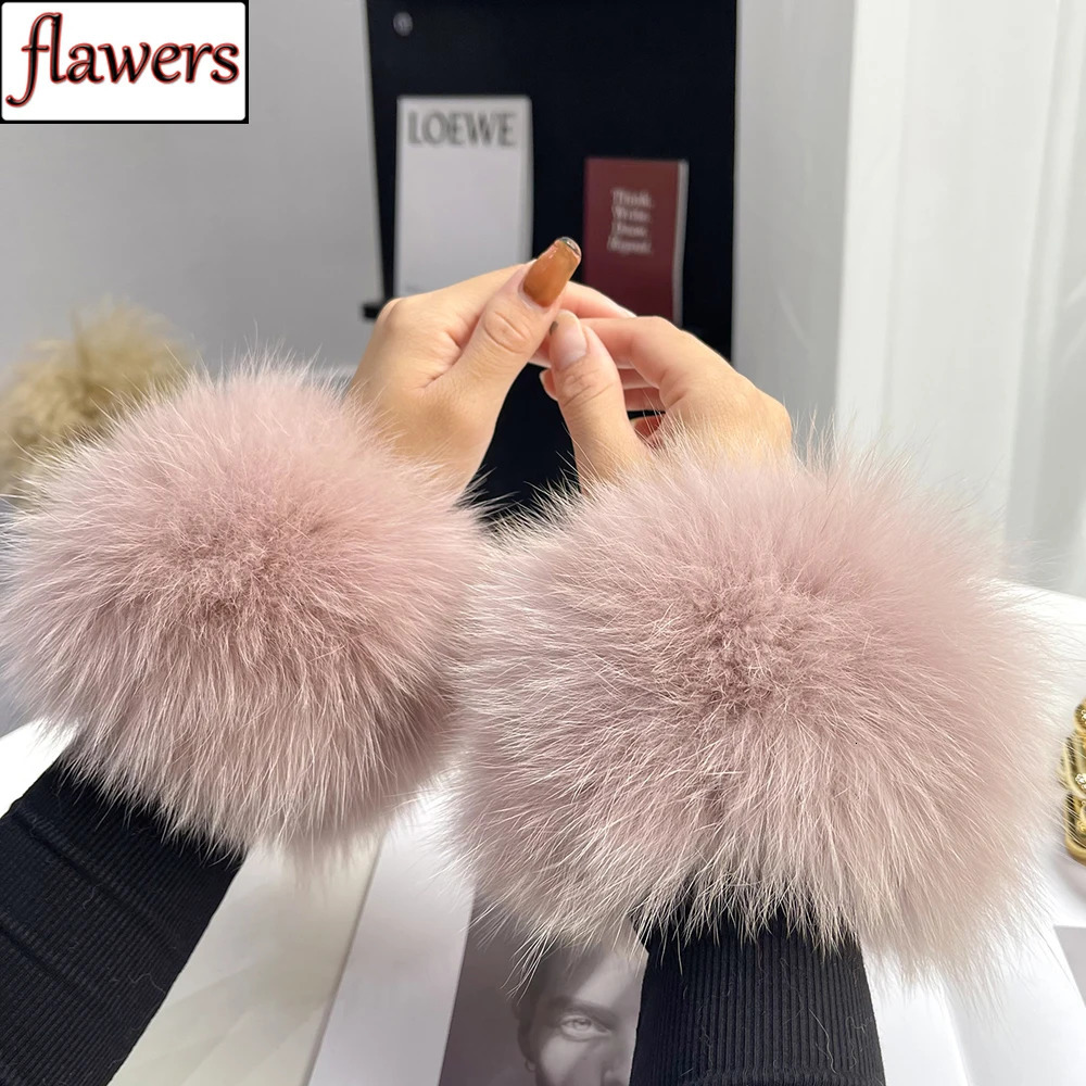 Home>Products>Womens Fox Fur Cuffs>Warm Hand Womens Bracelet>Genuine Fur Bracelet Gloves>High Quality Fox Fur Cuffs 241106