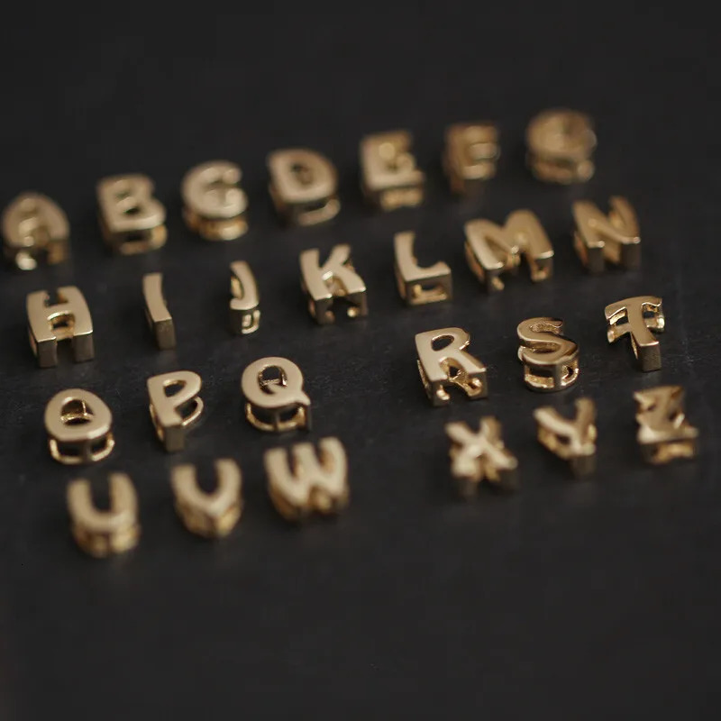 Goldtutu 14K pure gold letter pendant for women and girls 26 small beginnings name necklace pendant birthday gift kj254 241106