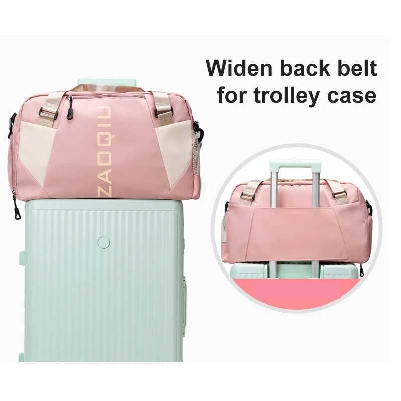 Travel Gym Bag Dry Wet Women Yoga Sports Handbags Fitn Training Shoulder Crossbody Bags Shoes Storage Pocket Luggage HandbagXJ241106