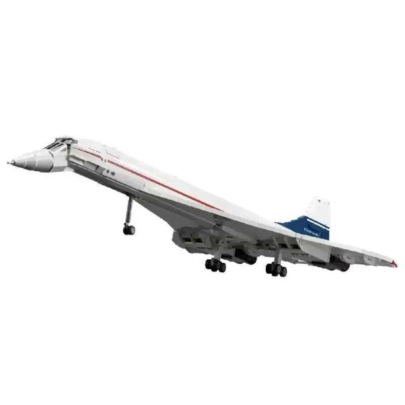 Free shipping Blocks 10318 Concorde Airbus Building Block Technology 105CM Aircraft Model Brick Childrens Education Toy Christmas Gift
