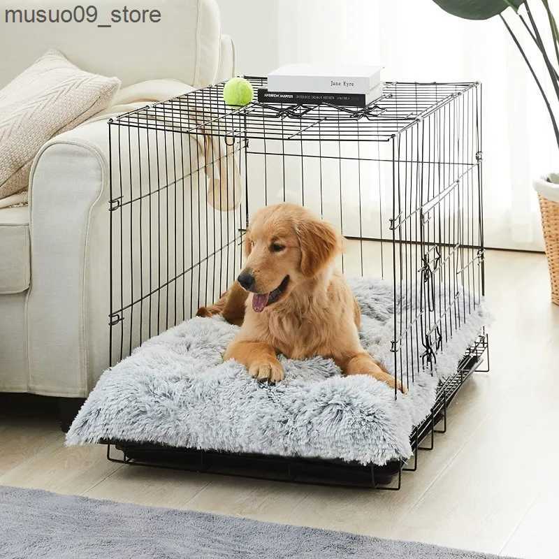 kennels pens Plush Pet Mat Dog House Autumn and Winter New Warm Cat Mat Plush Thick Pet Nest L240910