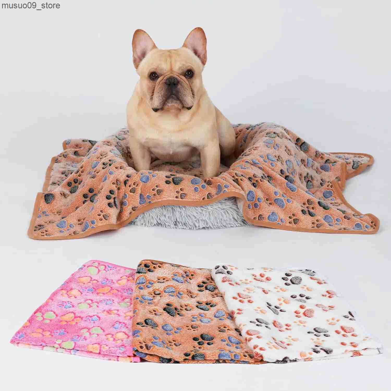 kennels pens 3 Cute and Warm Pet Mattress Cover Towel Handmade Cat and Dog Wool Soft Blanket Suitable for Small Medium Large Dogs and Small Dog Pet Su