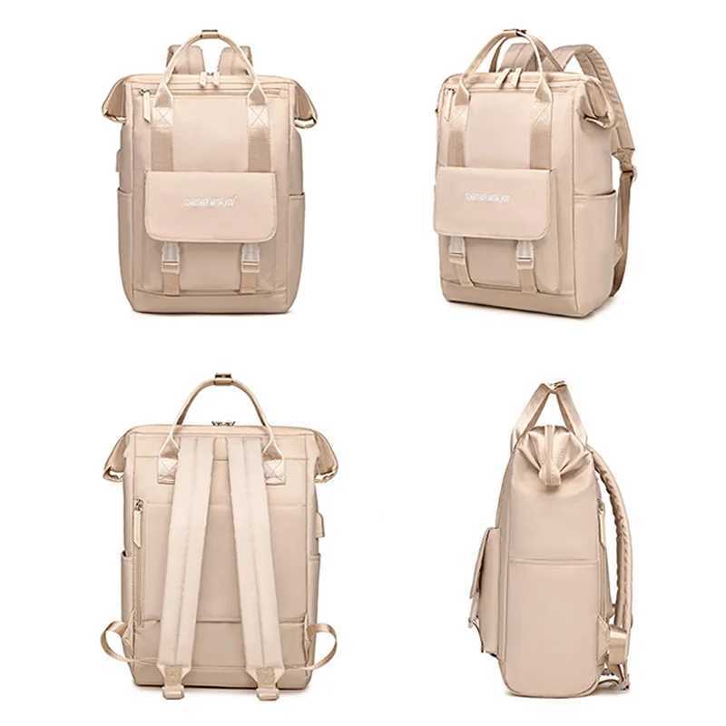 Women Backpack Nylon Waterproof Casual Shockproof 15 6 Inch Laptop Backpacks Mommy Bag Bookbags 241106