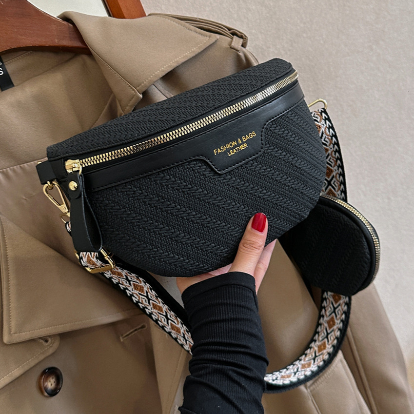 New Jacquard Weaving Designer Wallet Shoulder Bag Diagonal Cross Bag