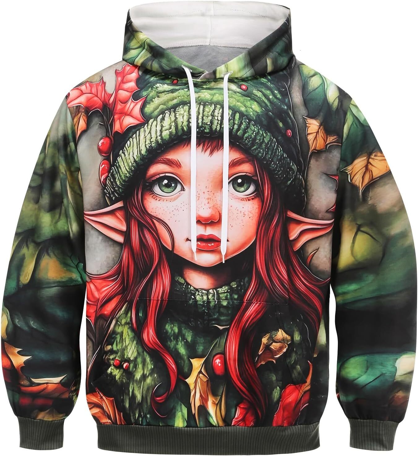 Hoodie for Mens Womens Unisexs Ugly Christmas Sweatshirt, 3D Print Pullover Hoddie with Pocket For Men Women Graphic Hoodies sweatshirt Pullover Long 