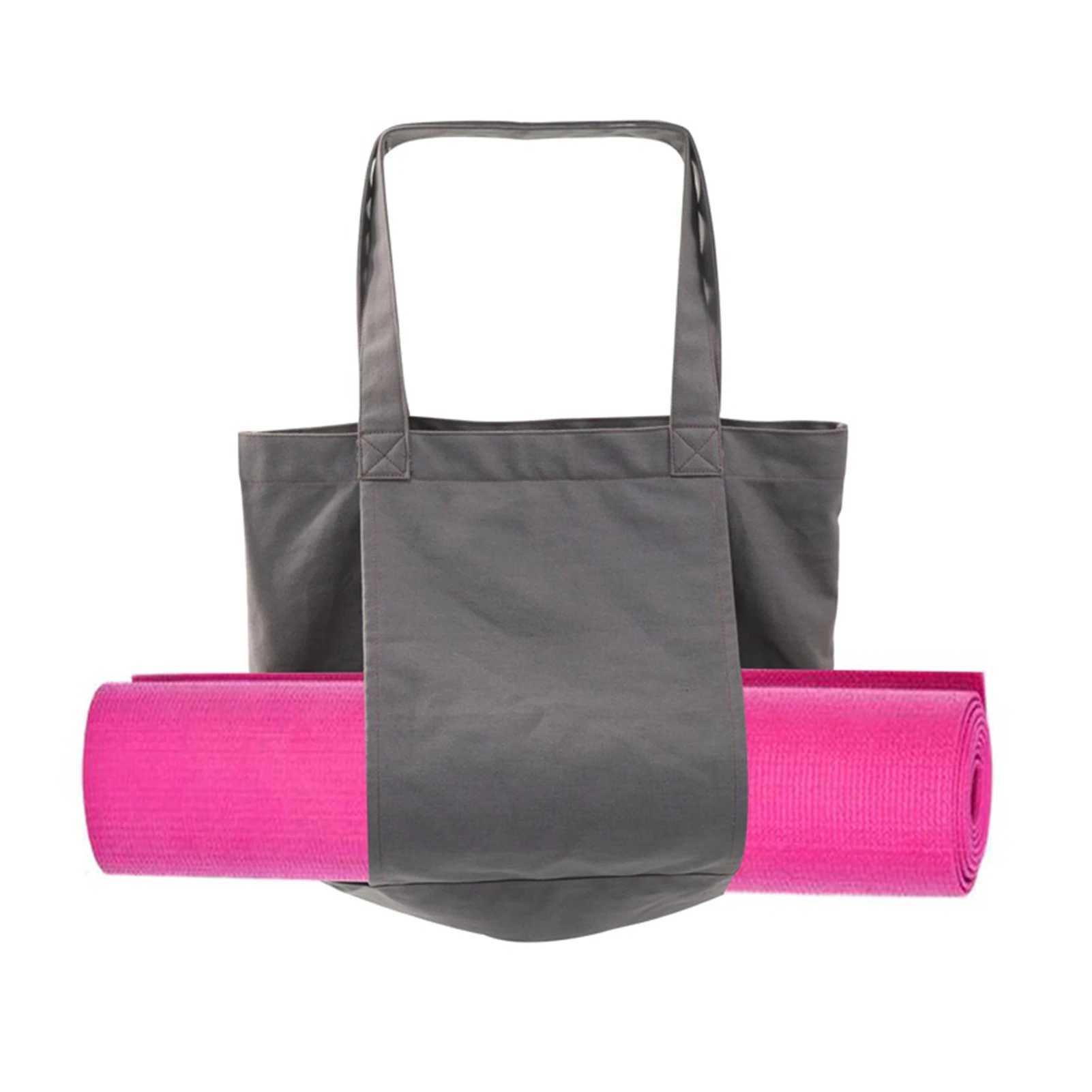 Women Yoga Mat Bag Beach Pilates Canvas Tote Gym Large acity Portab Travel Zipper Pocket Outdoor Sports Universal WorkoutXJ241106