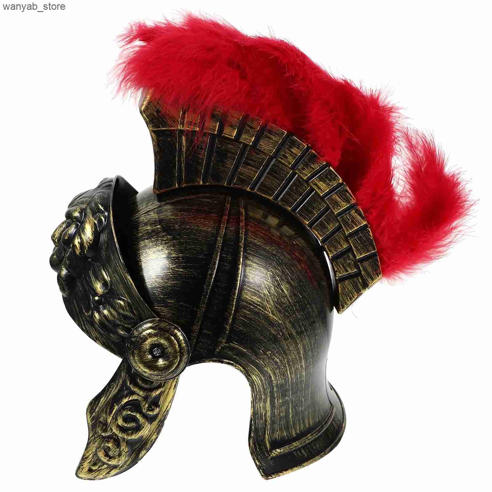 Wide Brim Hats Bucket Hats Roman Soldier Prop Carnival Costume Props Costume Hat for Christmas Halloween Cosplay Party Samurai L240910