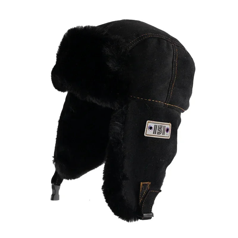 Pilot Winter Hat Outdoor Russian Womens Fashion Hat Cold proof Hat with Pilot Ear Cap for Warmth Bomber Catcher Usanka 241106