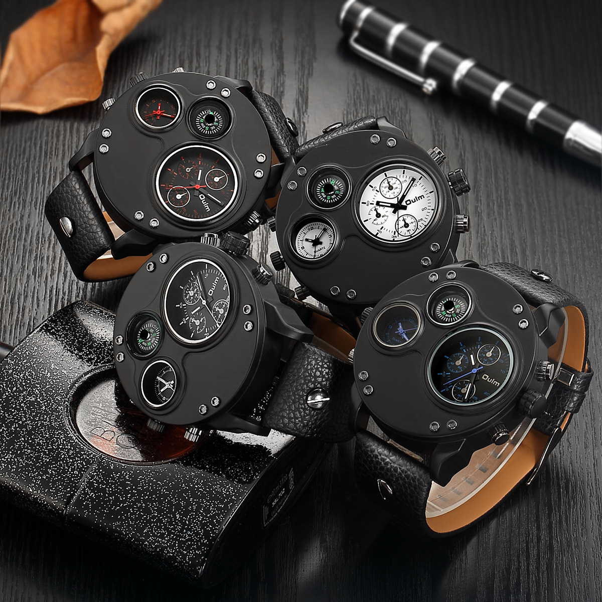 Watch For Men Quartz movement Thickness 15 MM new designer Alloy shell Tempered Glass Mirror Watchs One year warranty 008
