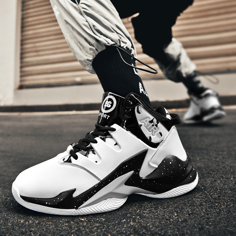 Men's basketball shoes, breathable and non slip outdoor sports shoes, walking and running basketball shoes Free shipping