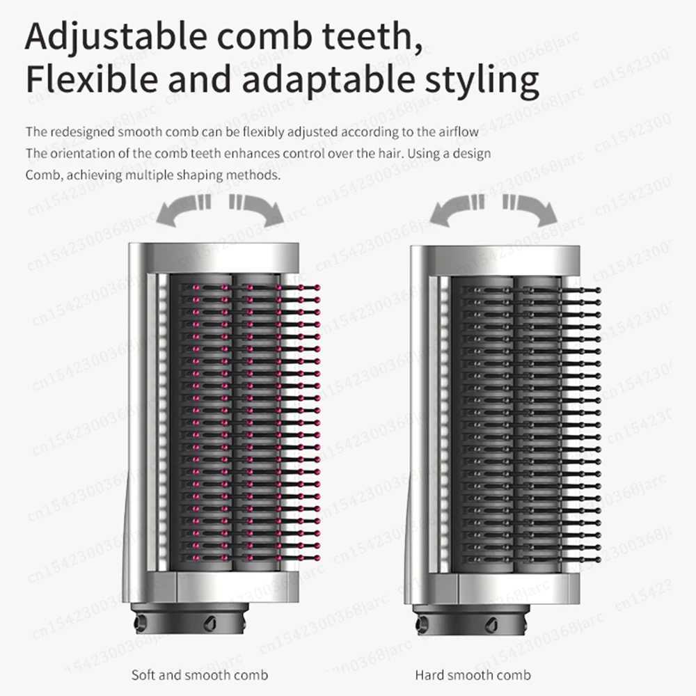 6 in1 Multi Hair Styler Curling Iron Hair Hot Air Brush Curling Barrel Brush Hair Dryer Salon Professional Curly Hair StylerXJ241106