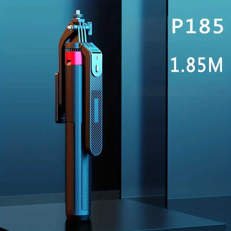 1.85-meter tra tripod with handheld selfie stick stable suitable for photographers livestreamers vloggers and installation of extendable cameras Y2411