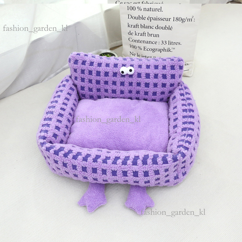Internet Celebrity Dog Bed Suitable For All Seasons, Autumn And Winter, Thick Velvet Cat Kennel, Puppy Bed, Cat Sofa, Detachable And Washable Small Do