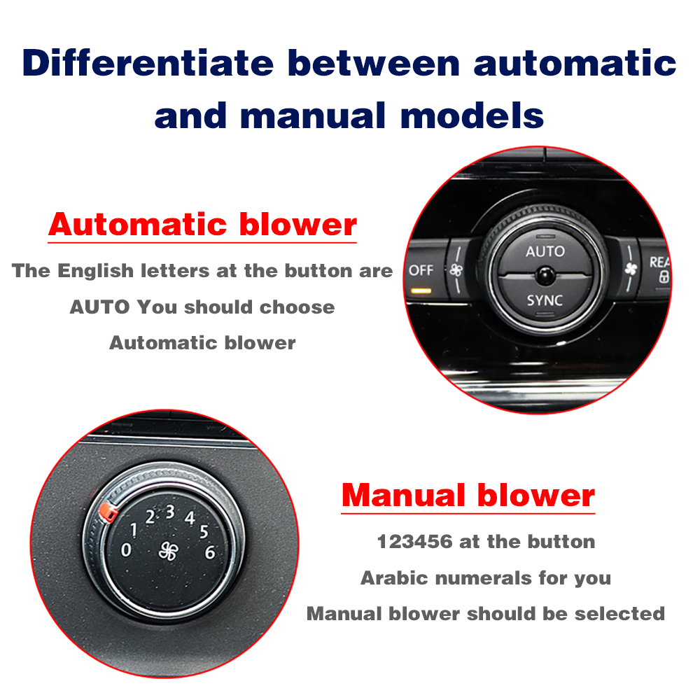 For VW Tiguan Touran Atlas Golf 7 air conditioning blower
