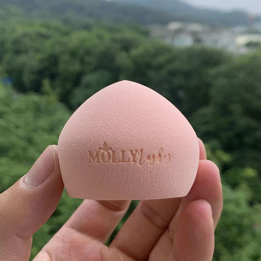 50 customized ultra soft pink mosaic mixers sponge powder puffs private label accessories cherry beauty cosmetics 241105
