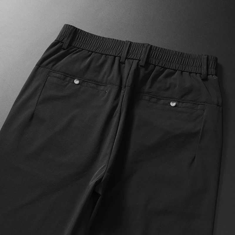 Classic Thin Mens Casual Pants Summer Breathable Comfortable Jogging Male Clothing Sweatpants Loose Fashion Youth Trousers 241104