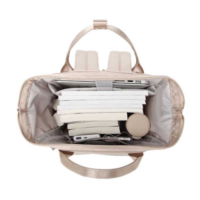 Women Backpack Nylon Waterproof Casual Shockproof 15 6 Inch Laptop Backpacks Mommy Bag Bookbags 241106