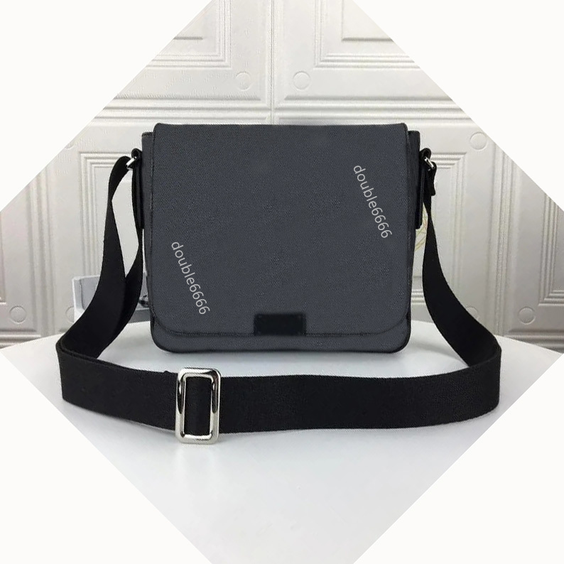 men Messenger Bag Black plaid Canvas Mens Designer Leather Shoulder Bags Man Luxurys Designers Cross Body Purses Wallet Flap shoulder sling office bag