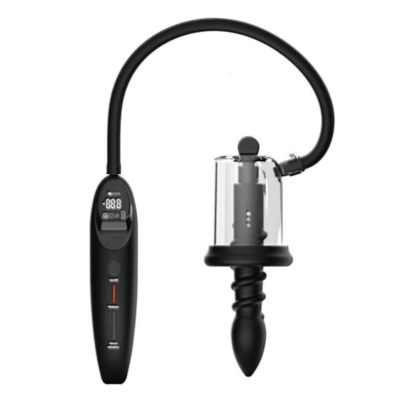 Electric Vibration Sucking Anus Pump Male Anal Sex Toys Vibrating Butt Plug Vacuum Sucker Prostate massager For Men Tool 241105